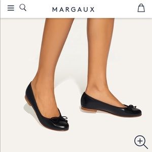 Margaux NY The Demi: Black baller flats